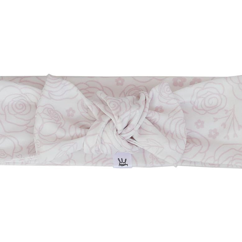 Crooked Crown Kids - Milk Fibre Headband White Floral