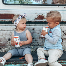 Load image into Gallery viewer, Crooked Crown Kids - Milk Fibre Headband Navy Floral
